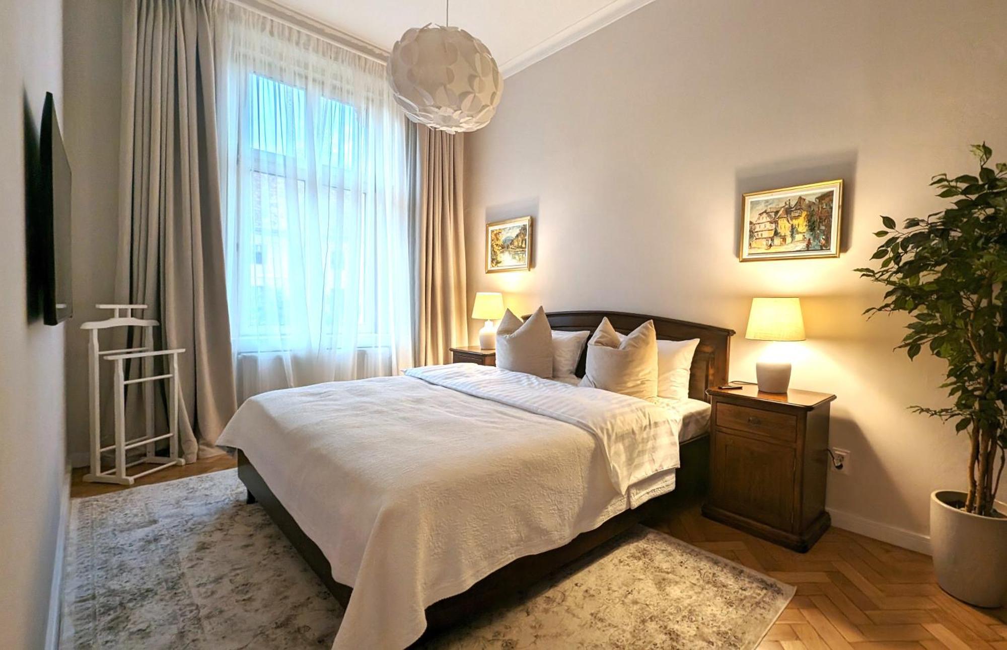 Apartment In Historic Center, Quiet Area, Ac 시비우 외부 사진