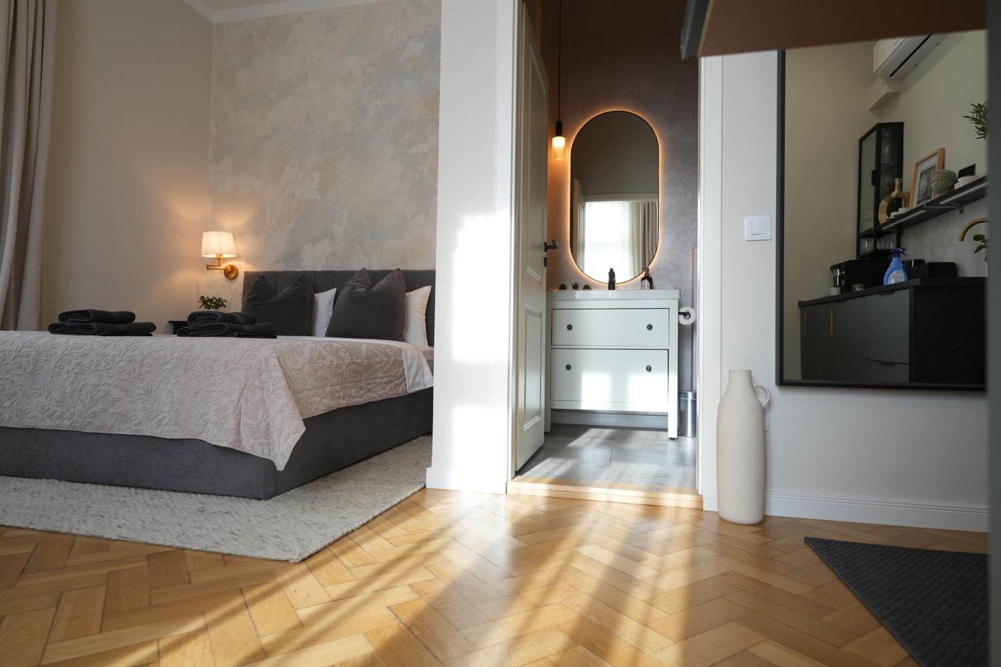 Apartment In Historic Center, Quiet Area, Ac 시비우 외부 사진